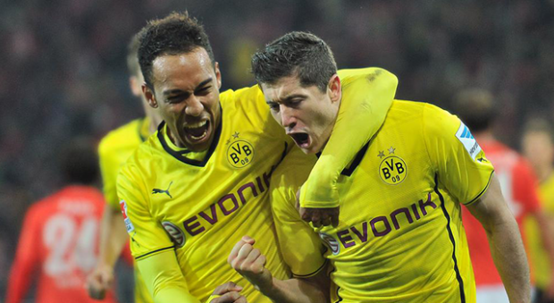 Aubameyang inscrit son 8e but en Bundesliga