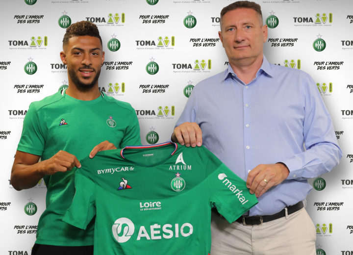 Denis Bouanga signe pour quatre ans à l'AS Saint Etienne