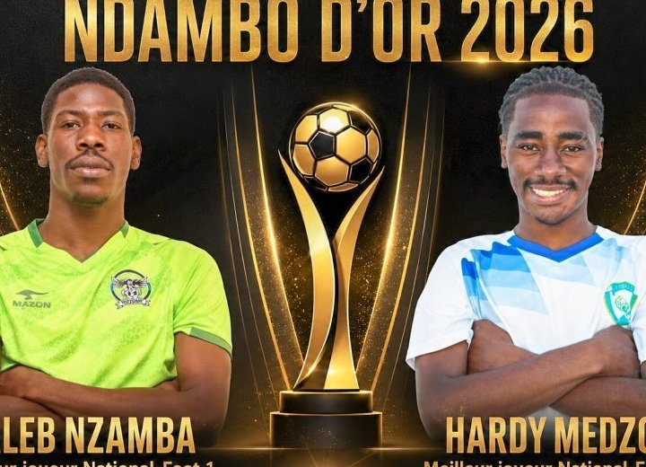 Ndambo d'or 2026 : Caleb Nzamba couronné meilleur joueur du National-Foot 1