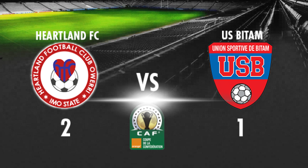 L'Union Sportive de Bitam défaite par le Heartland FC du Nigéria