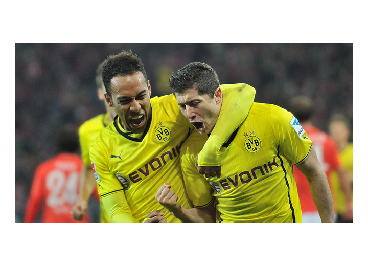 Aubameyang inscrit son 8e but en Bundesliga