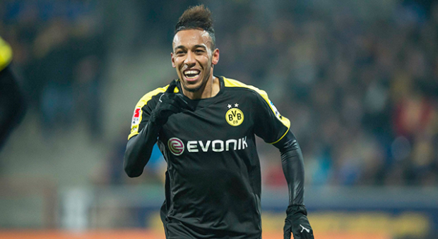 Aubameyang signe la première victoire du Borussia Dortmund en 2014