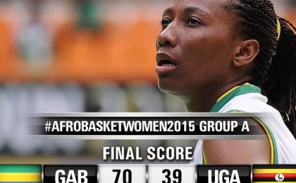 Les Panthères du Gabon dévorent l'Ouganda en ouverture de l'AfroBasket Women 2015 