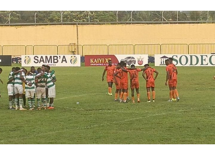 National-Foot 1 : CF Mounana et FC 105 se neutralisent lors de la deuxième journée