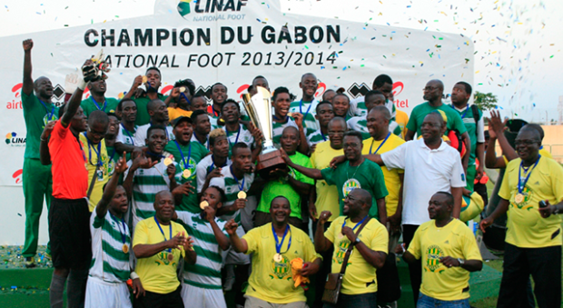 26e j : l'AS Mangasport étrique le CF Mounana et obtient le titre champion du Gabon 2014