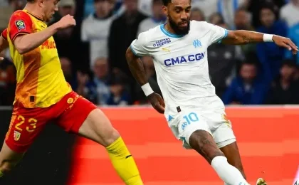 Aubameyang brille à nouveau lors de la victoire de l'Olympique de Marseille face au RC Lens